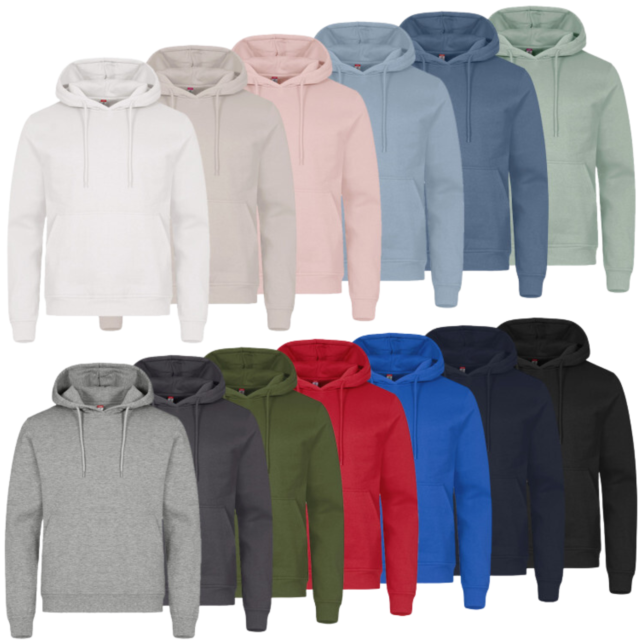 Hupparit yrityksen logolla Miami Hoody 0201031-ZigiZagi