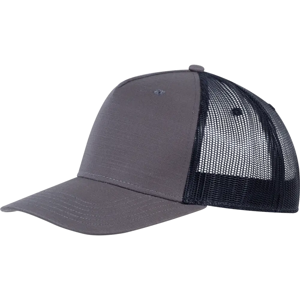  Harmaa 5 Panel lippis omalla logolla