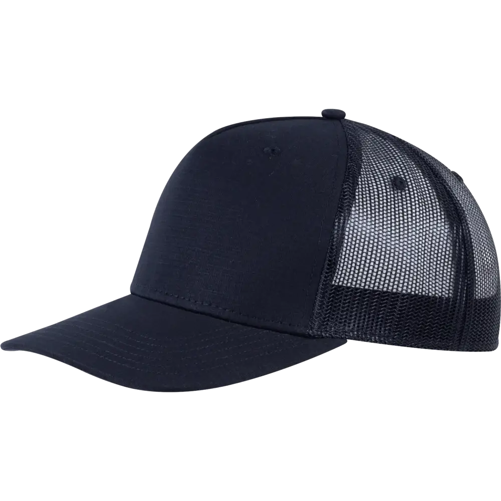 5 panel lippis omalla logolla- Laadukkaasta ripstop-kankaasta - Black - Varastolippalakit