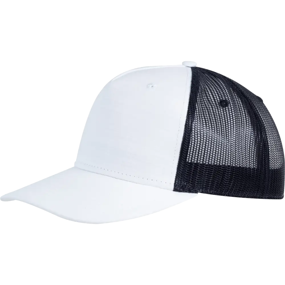 5 panel lippis omalla logolla- Laadukkaasta ripstop-kankaasta - White - Varastolippalakit