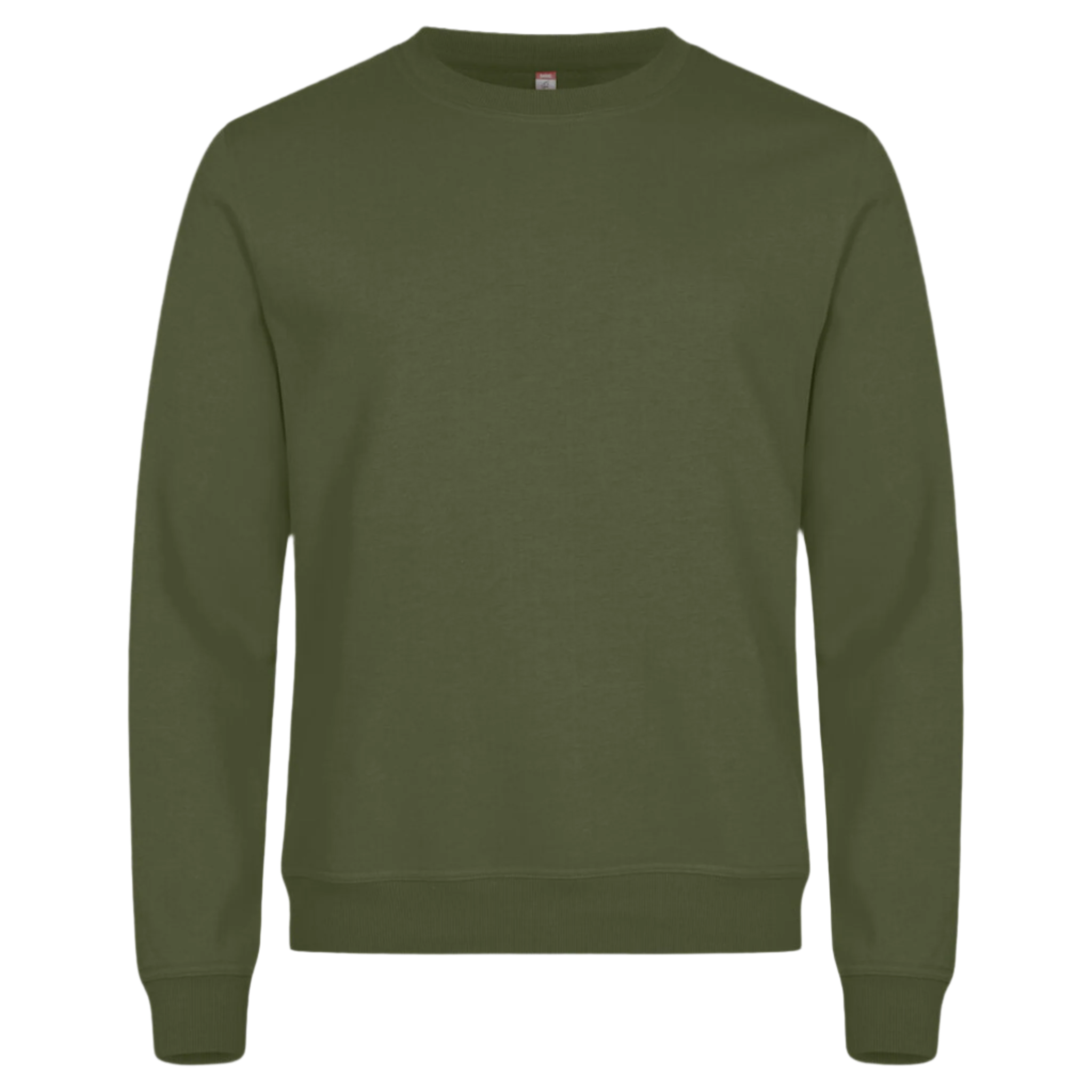 Miami Roundneck Army green college omalla yrityksen logolla-ZigiZagi