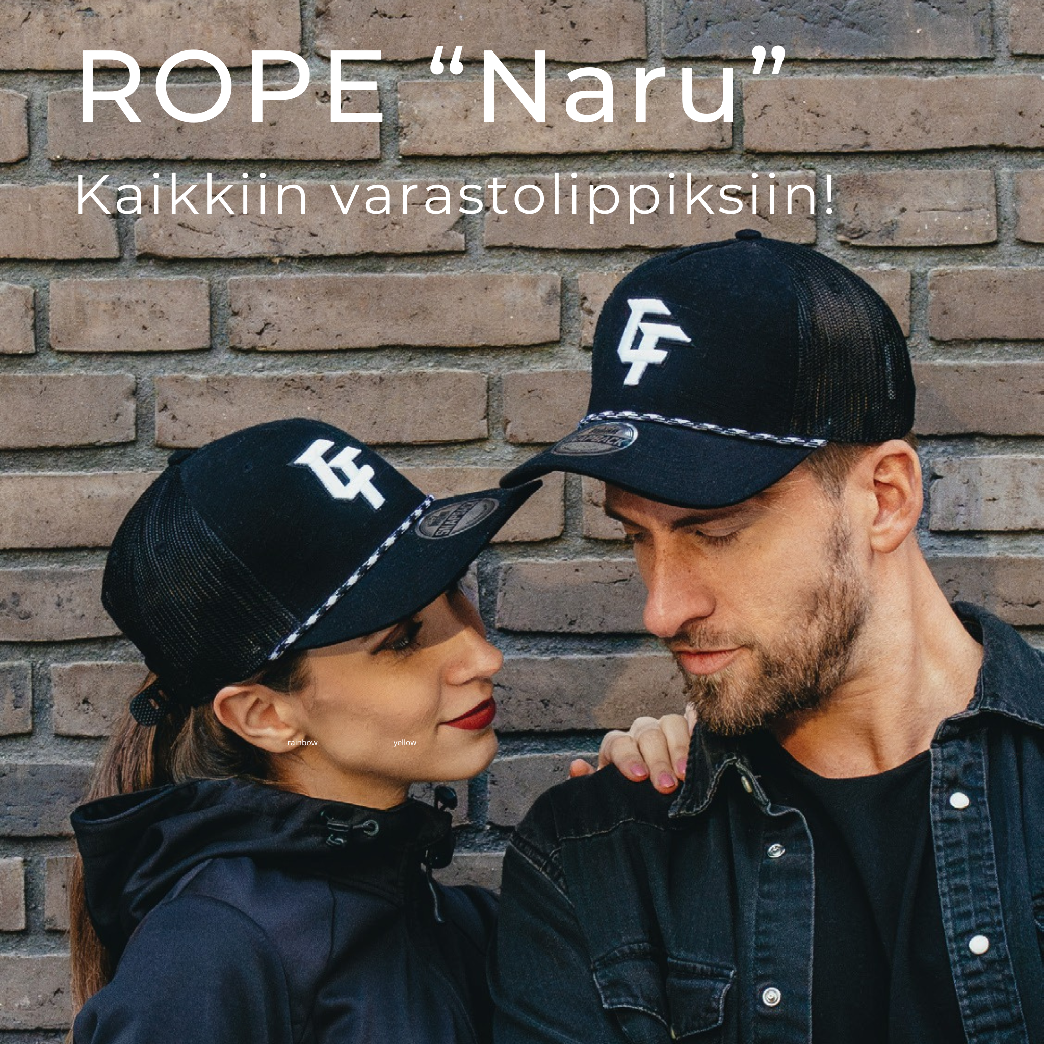 Rope Naru kaikkiin varastossa oleviin lippalakkeihin-ZigiZagi