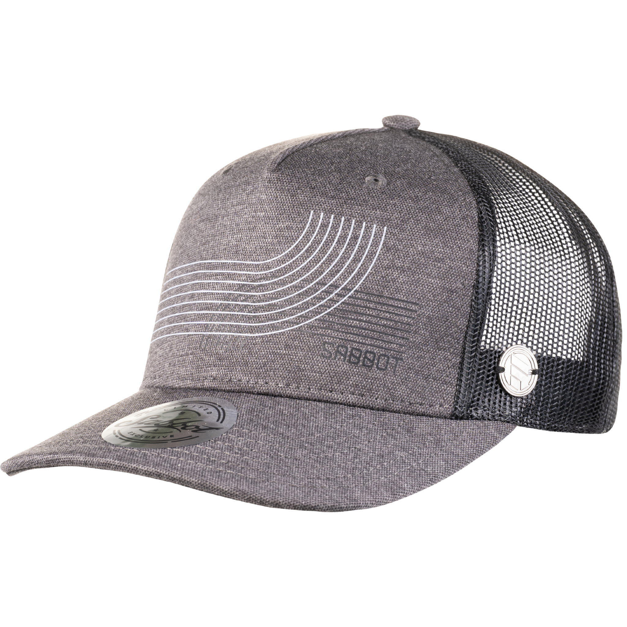 SABBOT SNAP CURVED-Ash grey-ZigiZagi