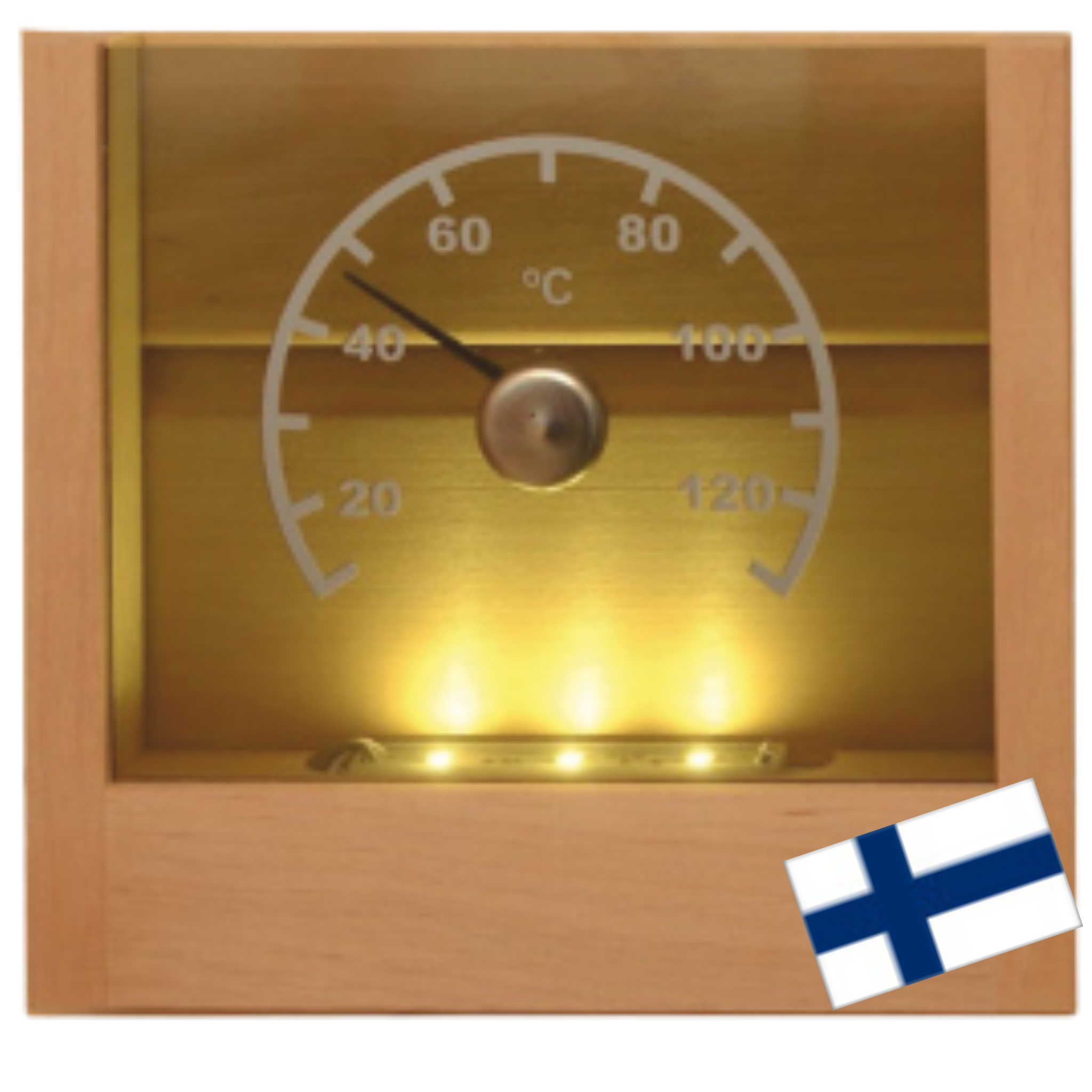 LED-saunamittari made in finland