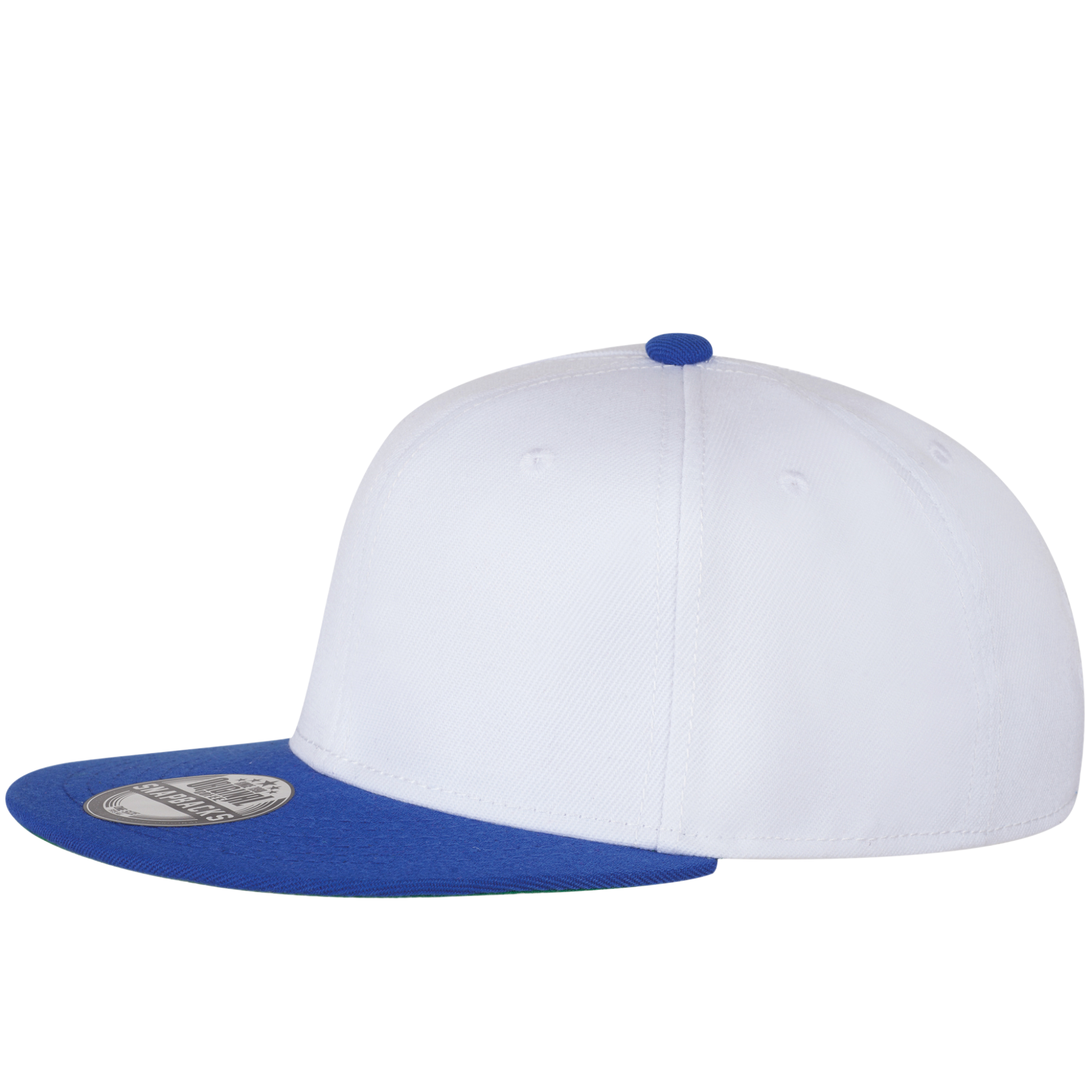 Retro snapback lippis valkoinen omalla logolla-ZigiZagi