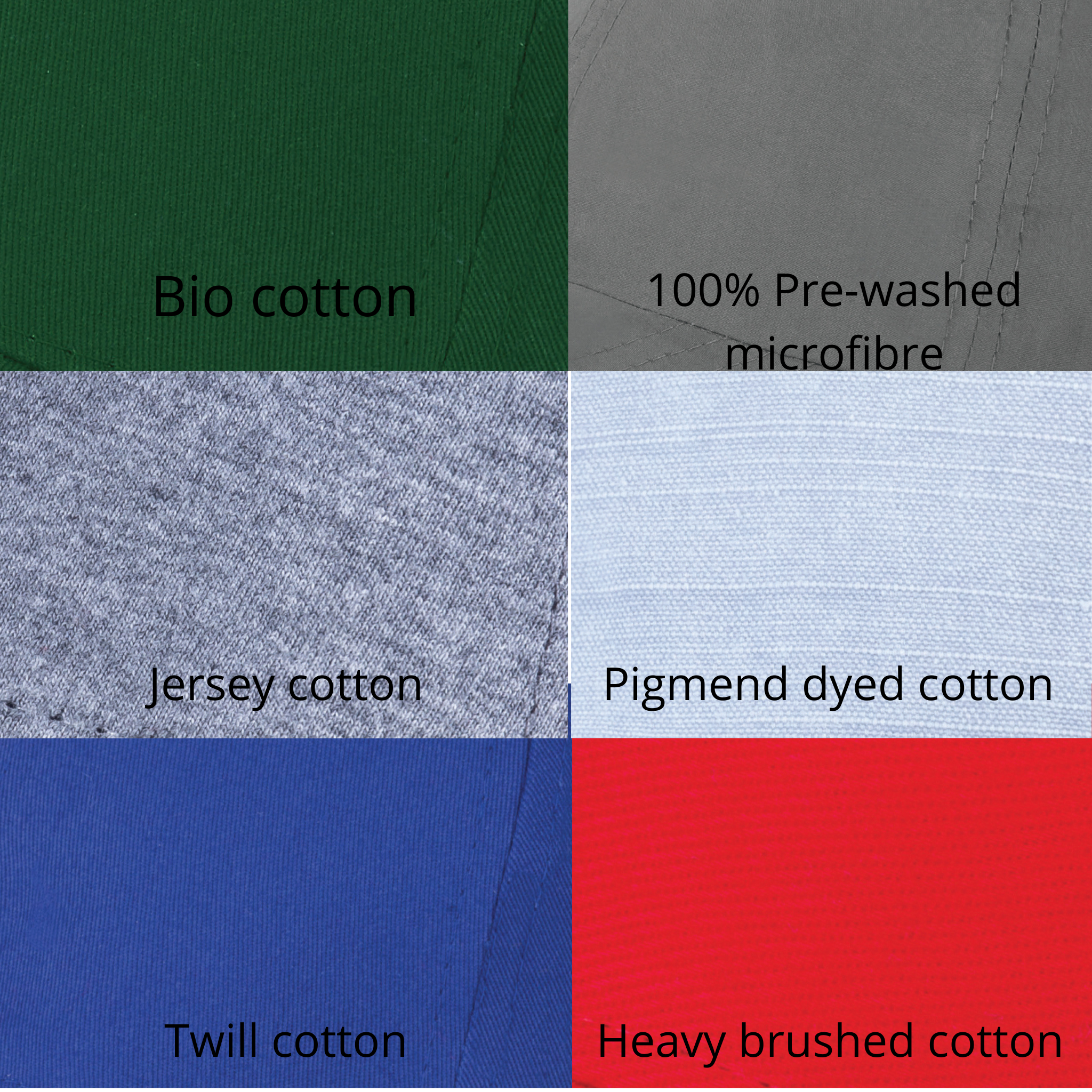 Tailor made Twill cotton materiaalista lippalakki-Cotton materiaalimme-ZigiZagi