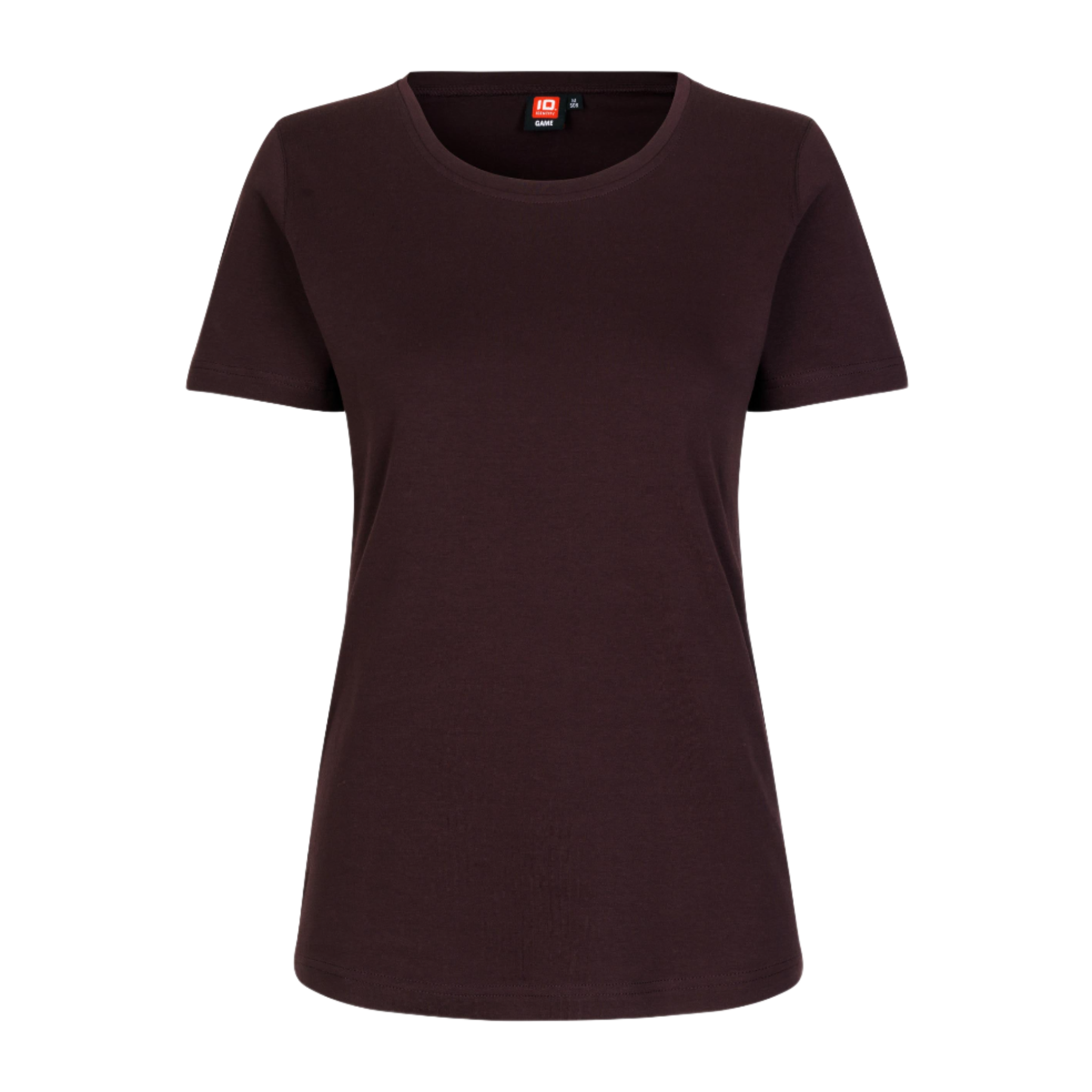 Interlock T-paita naiset-Dark bordeaux-ZigiZagi