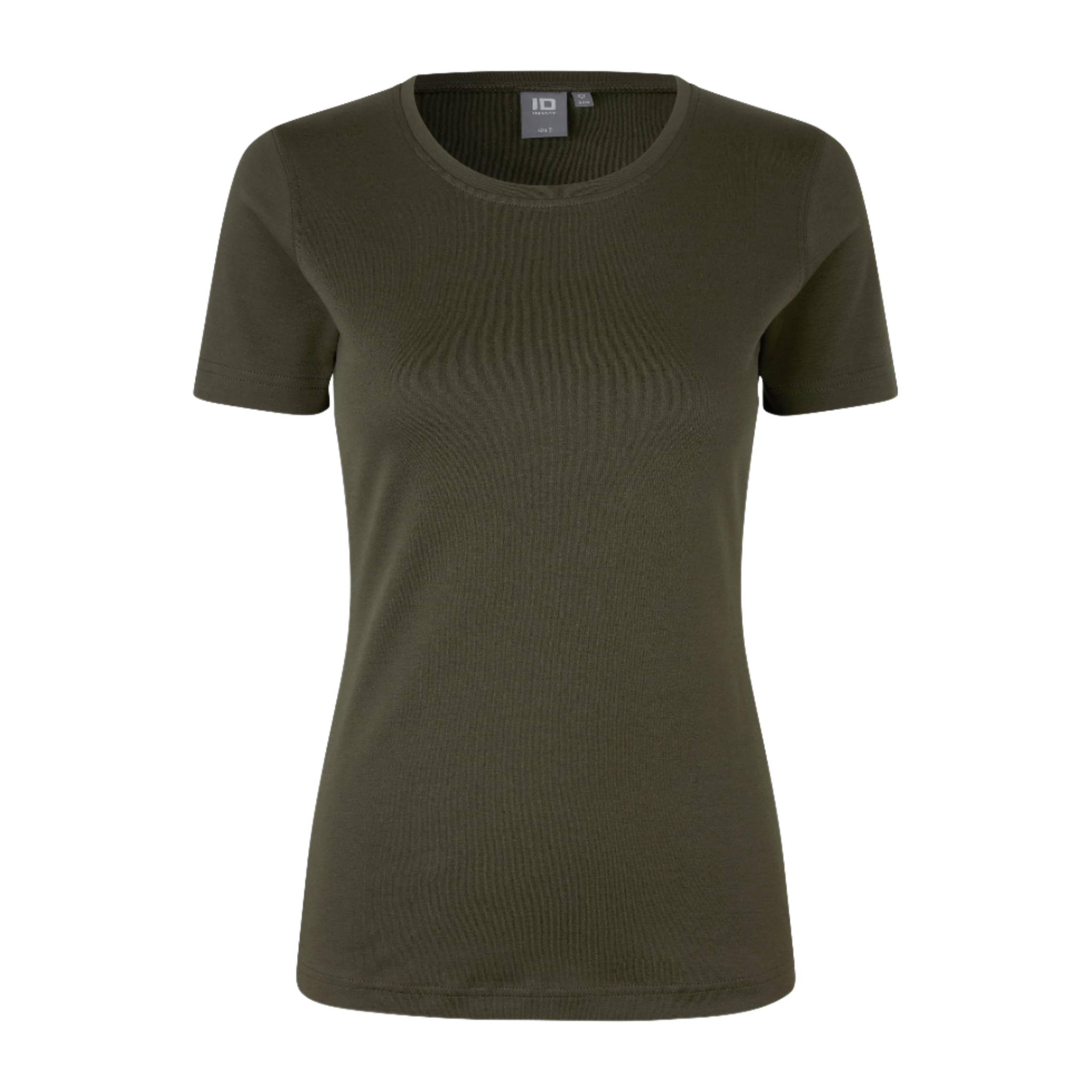 Interlock T-paita naiset-Olive-ZigiZagi