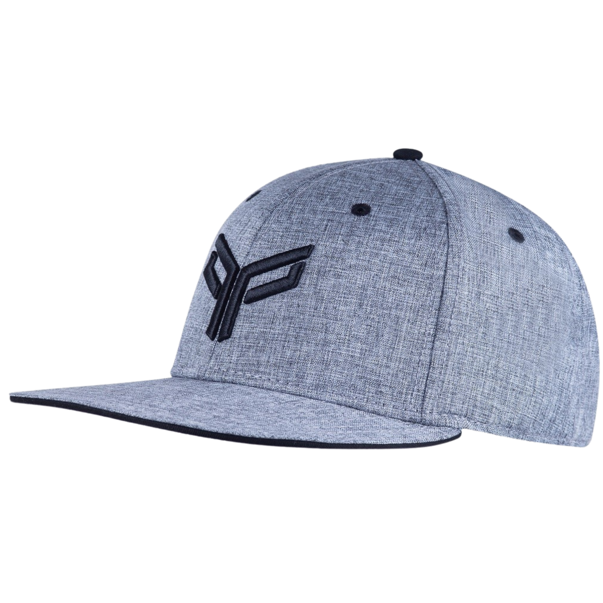 Kustomoitu lippis Snapback Melange  + 3D Brodeerattu logo -ZigiZagi