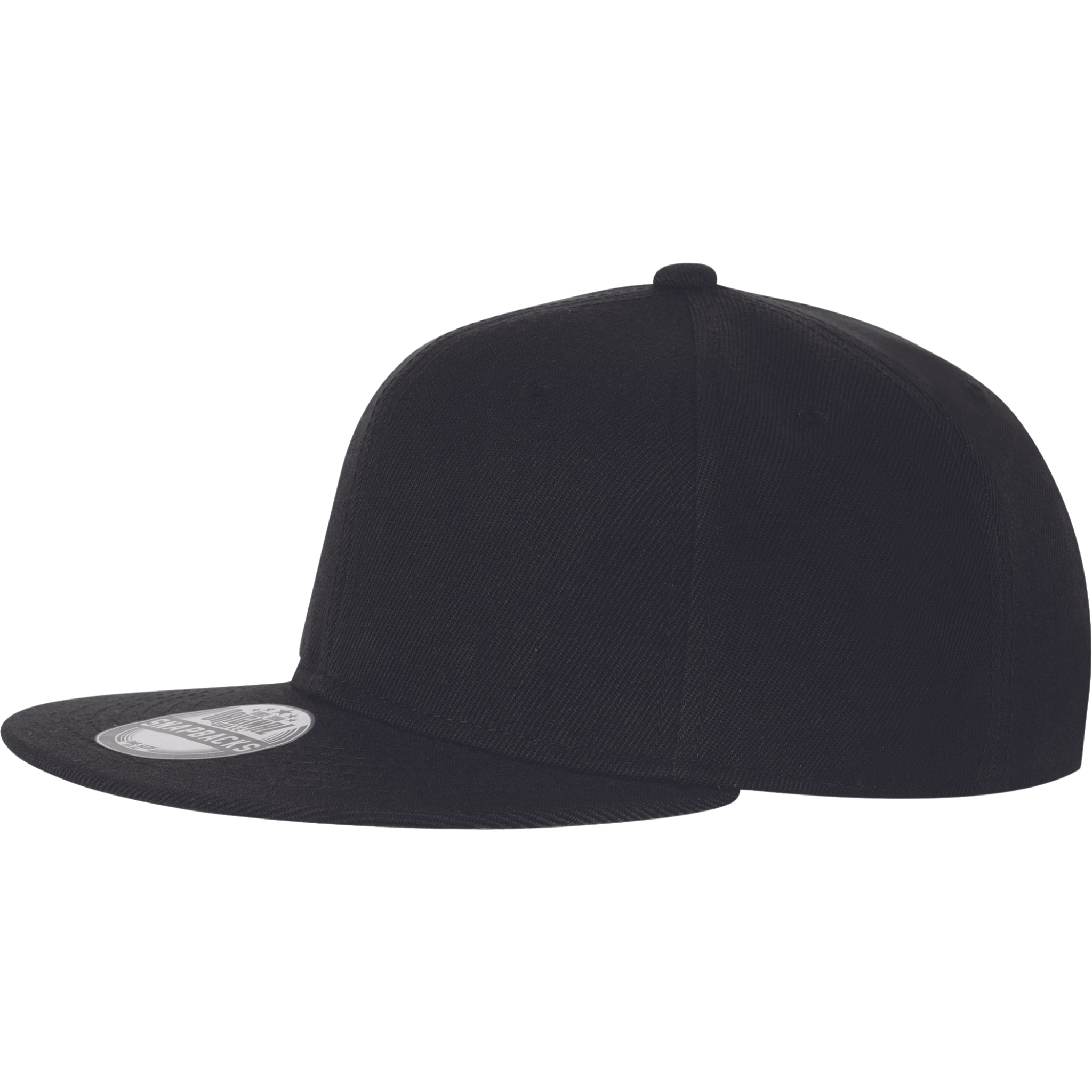 Lasten snapback lippis musta omalla logolla-ZigiZagi