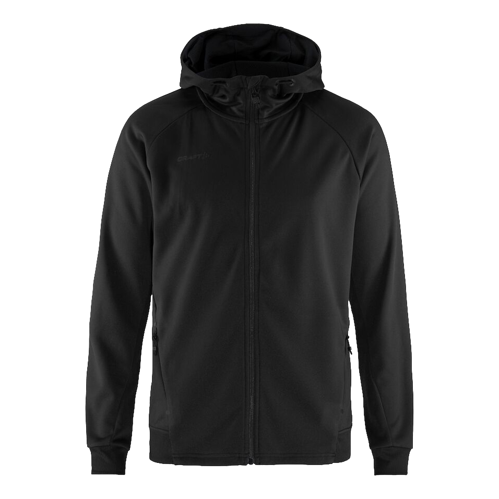 Takki omalla logolla - CRAFT ADV UNIFY FZ HOOD Black -ZigiZagi