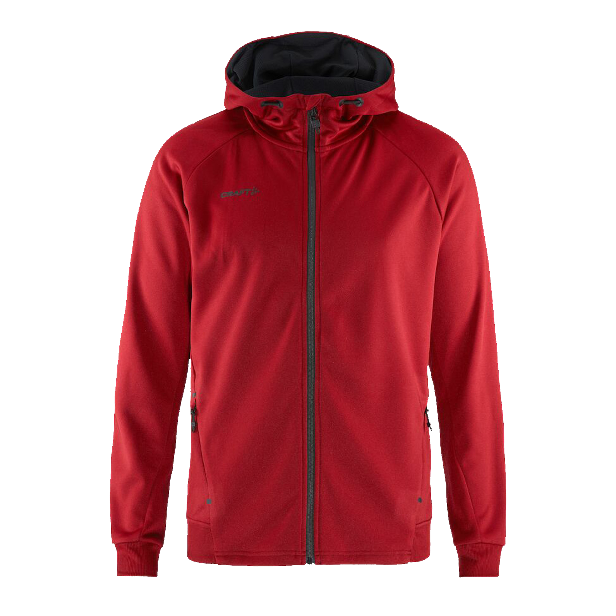 Takki omalla logolla - CRAFT ADV UNIFY FZ HOOD Bright Red -ZigiZagi