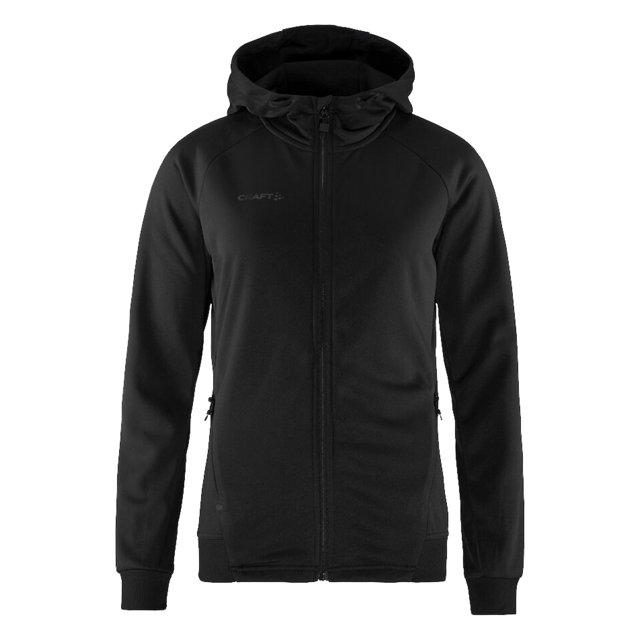 Takki omalla logolla - CRAFT ADV UNIFY FZ HOOD W Black -ZigiZagi