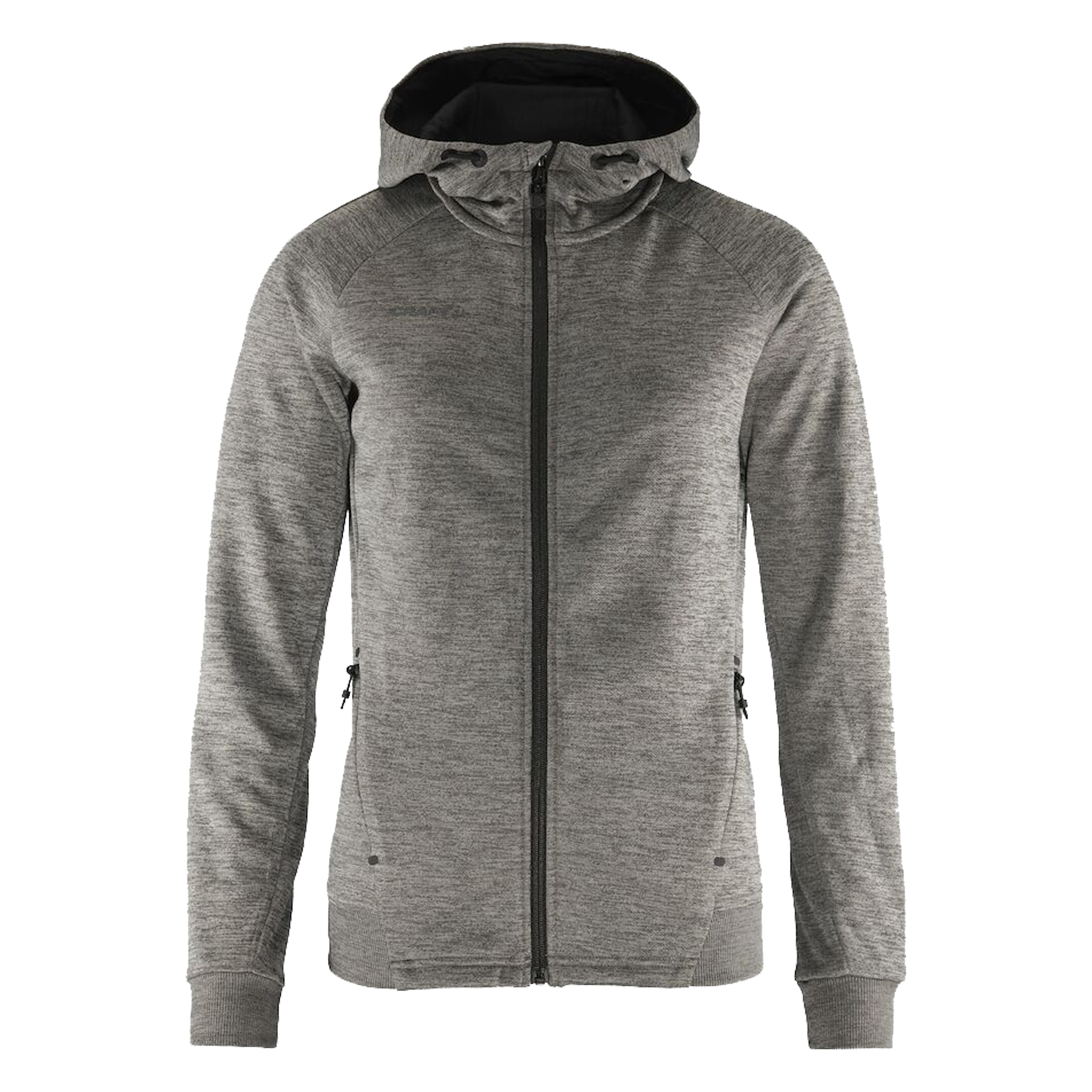 Takki omalla logolla - CRAFT ADV UNIFY FZ HOOD W Dark Grey Melange -ZigiZagi