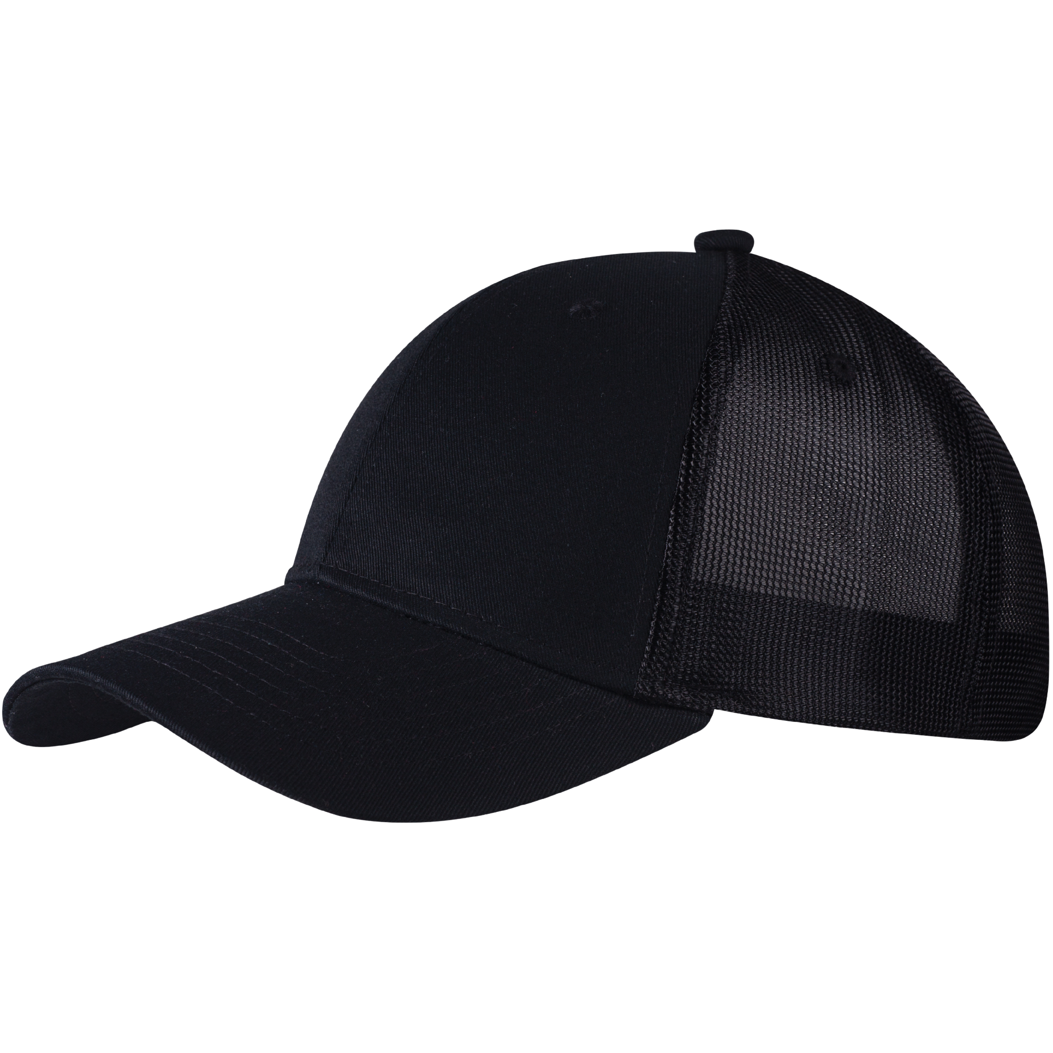 NewMesh trucker lippis musta omalla logolla-ZigiZagi