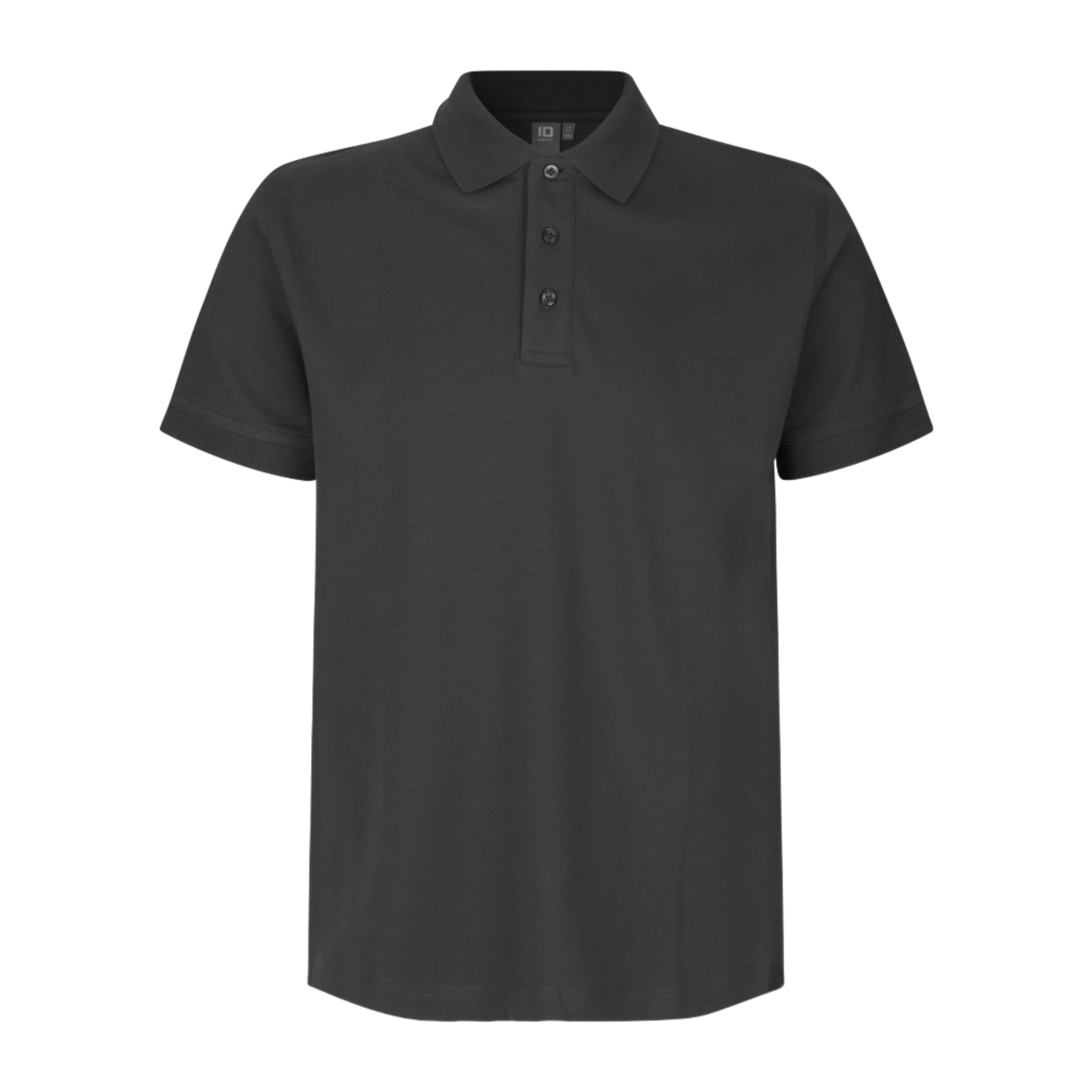 Polo paita Stretch ID 0525-Charcoal-ZigiZagi