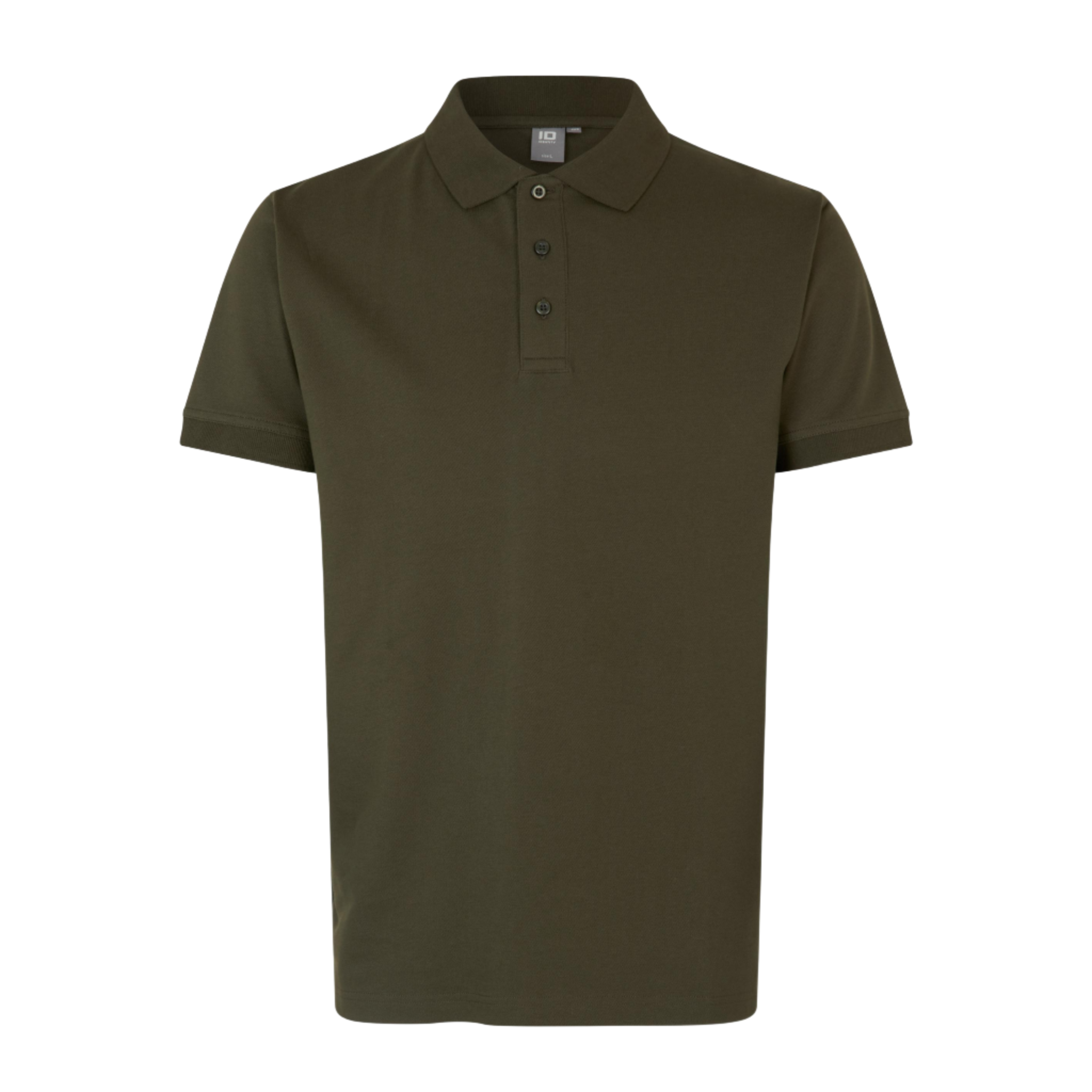 Polo paita Stretch ID 0525-Olive-ZigiZagi