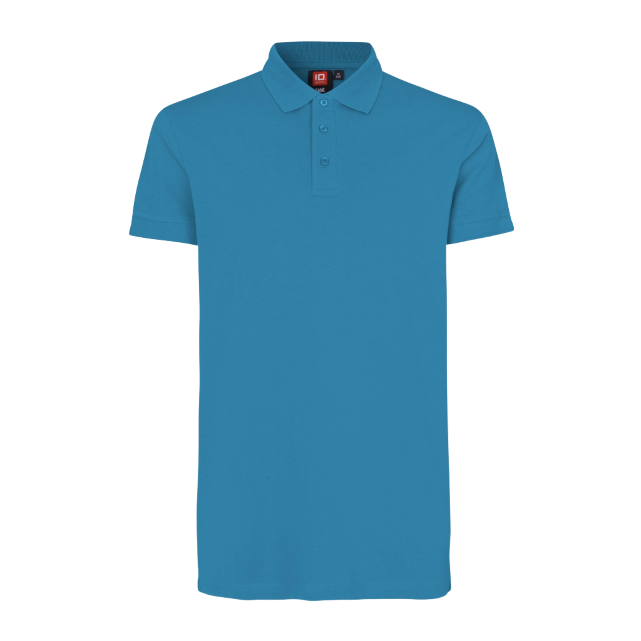 Polo paita Stretch ID 0525-Turquoise-ZigiZagi