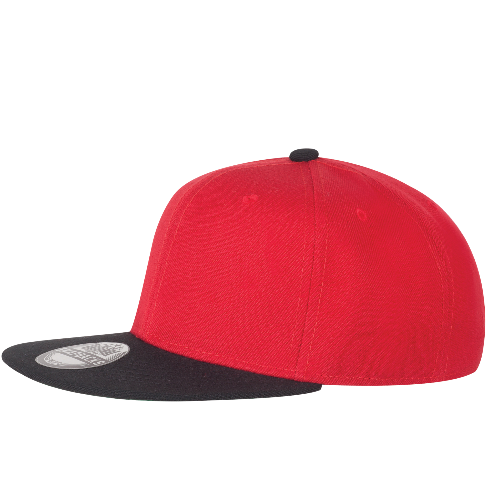 Retro snapback lippis punainen omalla logolla-ZigiZagi