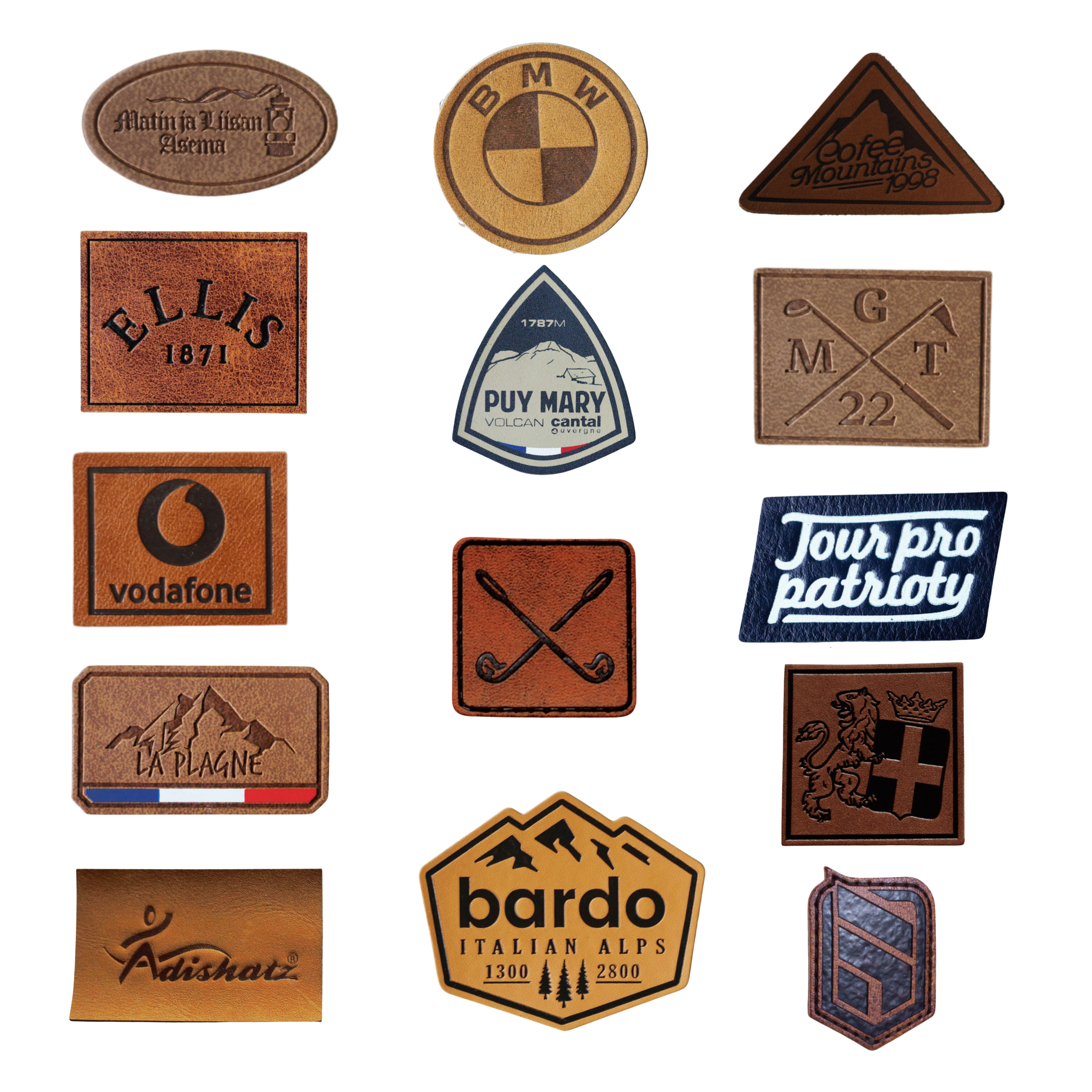 Leather badge Sabbot flex. Zigi Zagi Oy