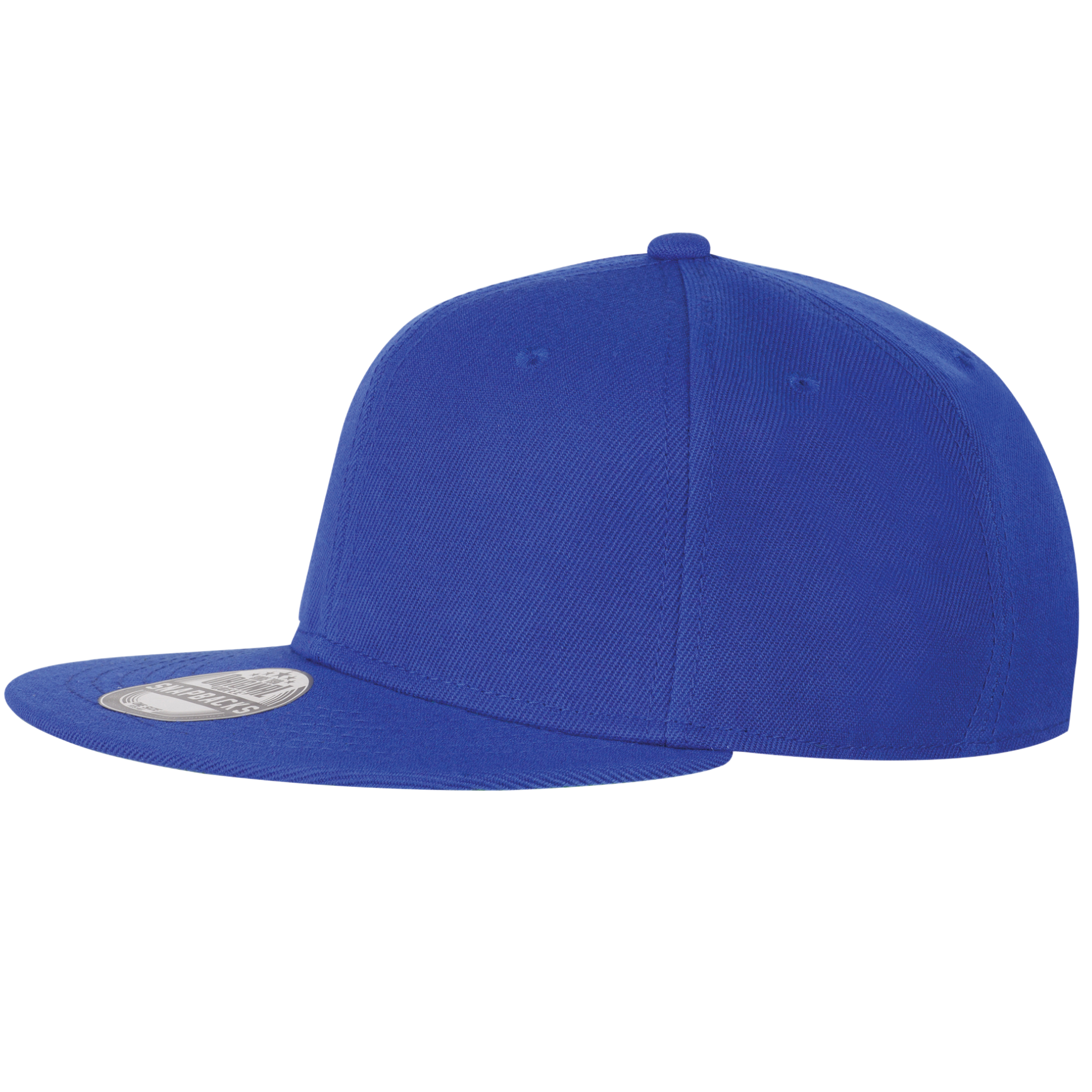 Snapback suoralippainen lippis royal sininen omalla logolla-ZigiZagi