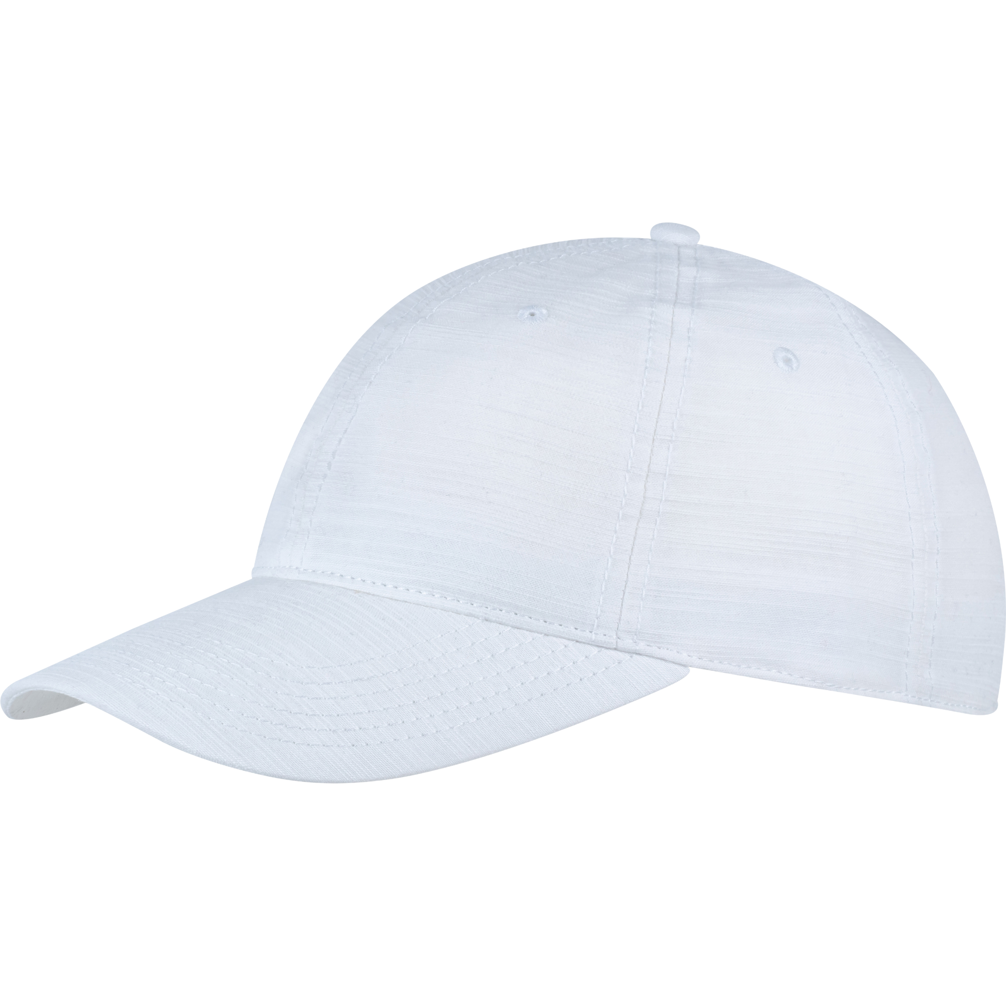 WASHED SLUB "DAD CAP"-White-ZigiZagi