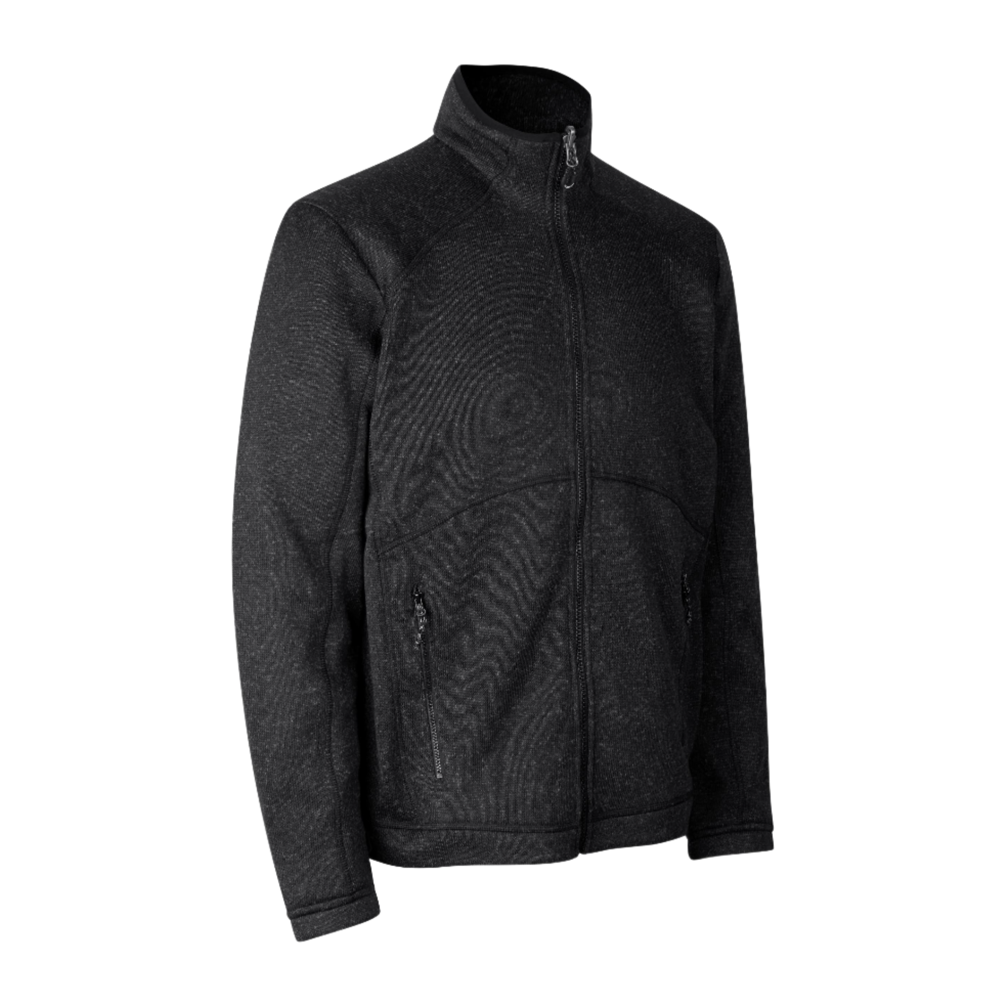 Takki firman logolla - ID - ZIP-N-MIX FLEECE TAKKI Charcoal melange - ZigiZagi